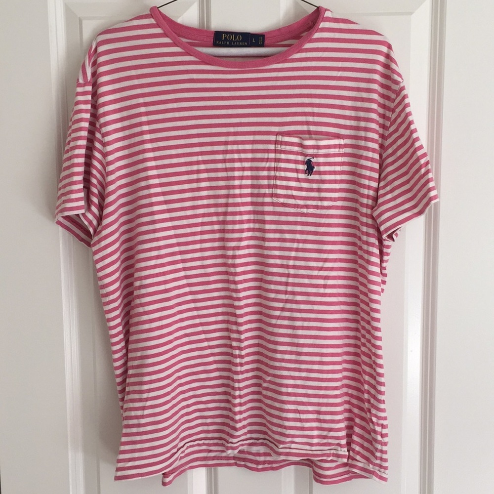 Polo Ralph Lauren Pink Striped Shirt